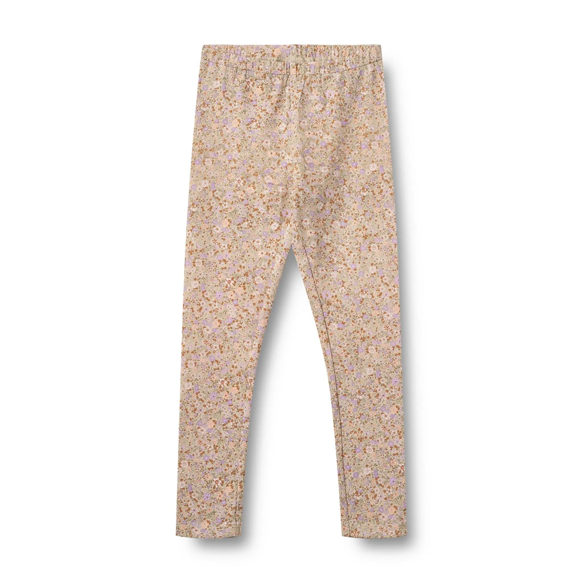 [Wheat] 2 Leggings Jules - Lilac Flower Meadow