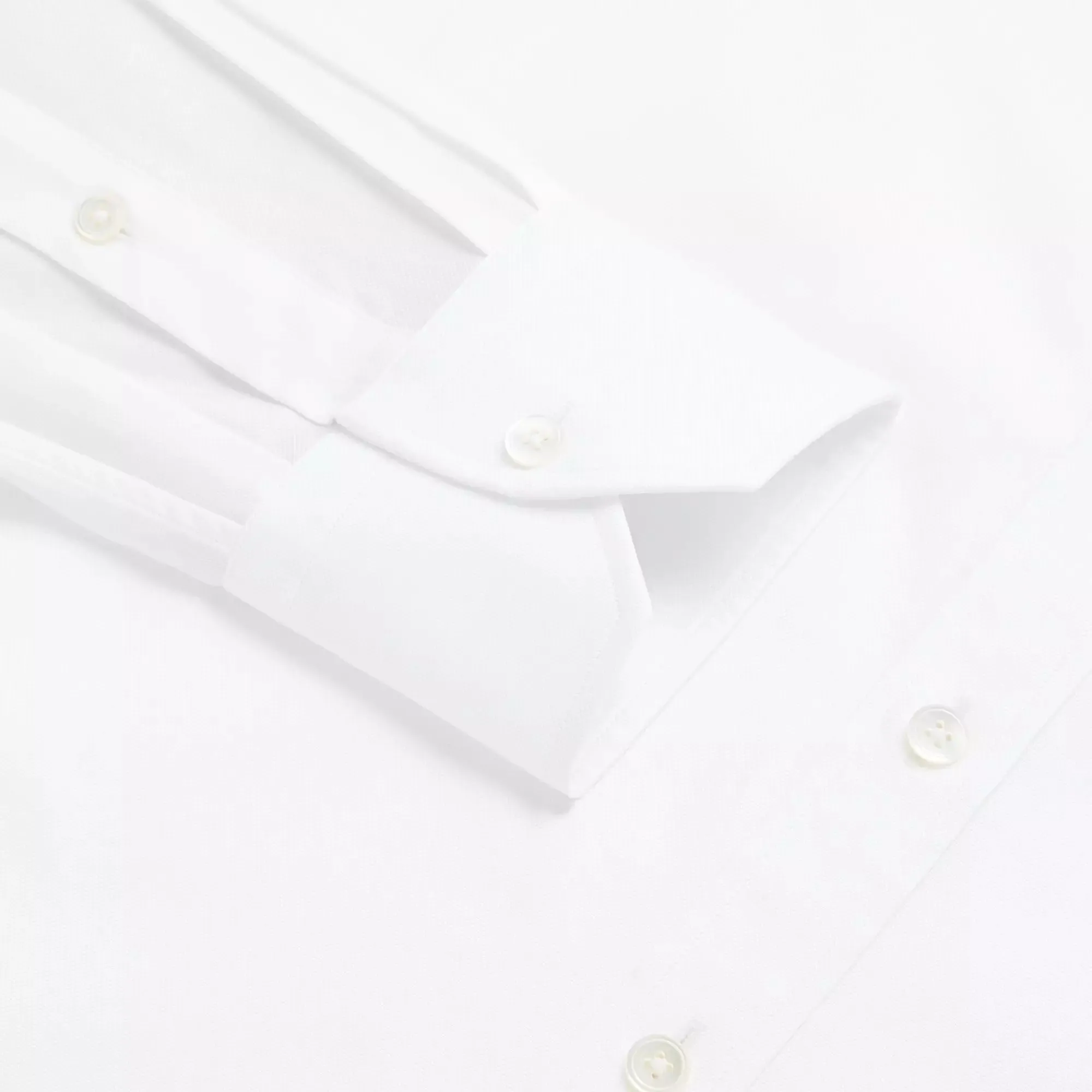 White Classic Fit Royal Oxford Formal Shirt