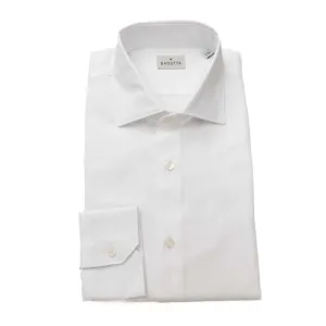 White Cotton Men Shirt