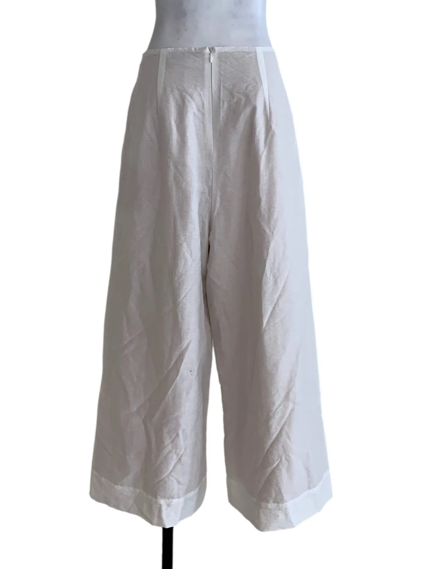 White Plain Formal Pants