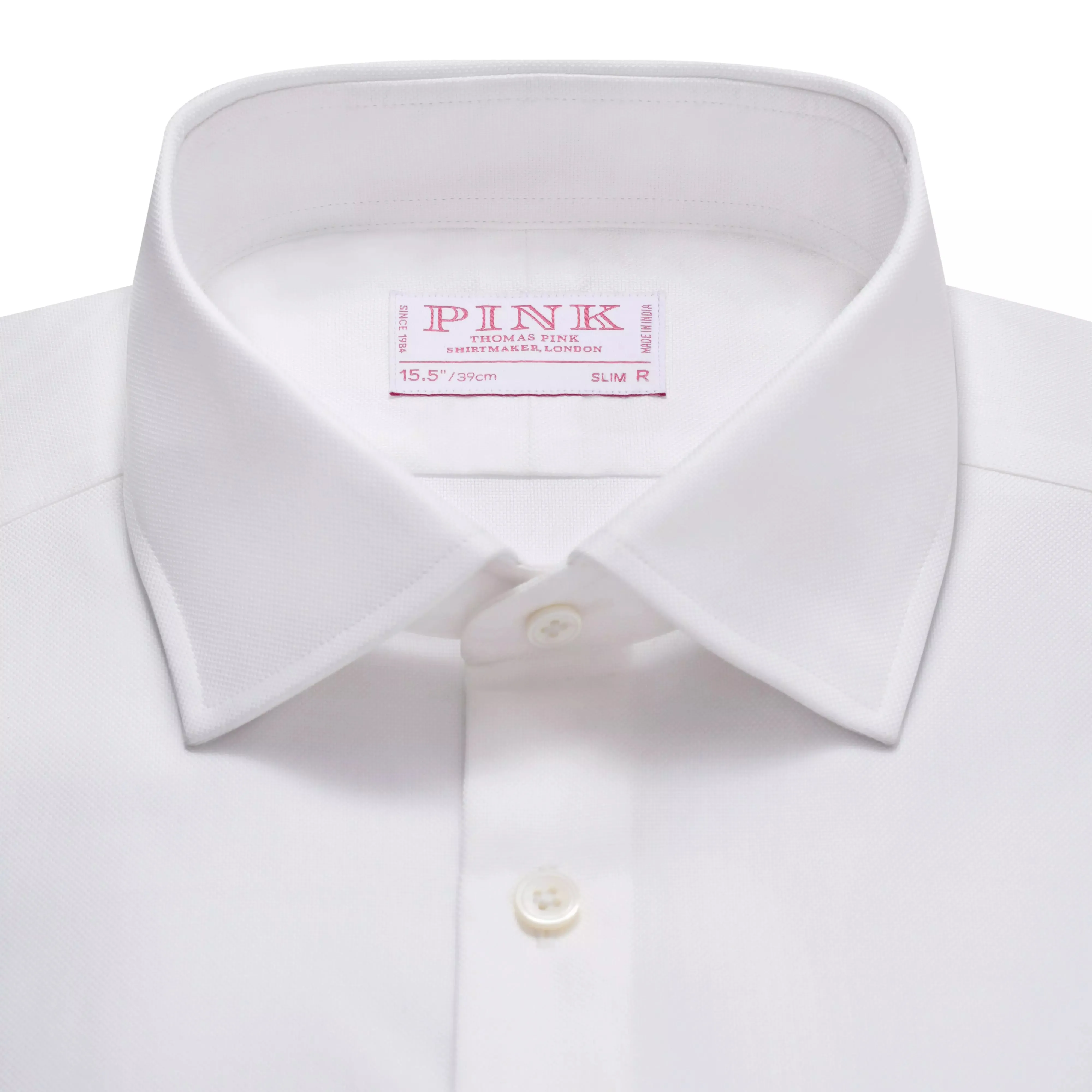 White Slim Fit Royal Oxford Formal Shirt