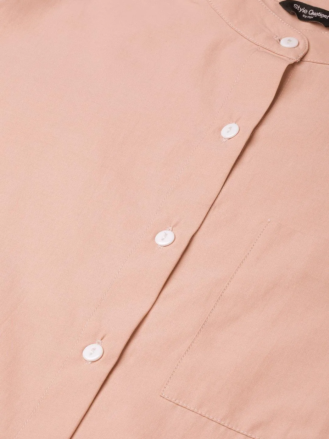 Women Black Comfort Boxy Fit Solid Casual Shirt