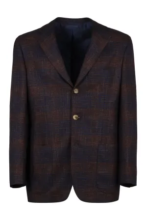 Wool single-breasted blazer