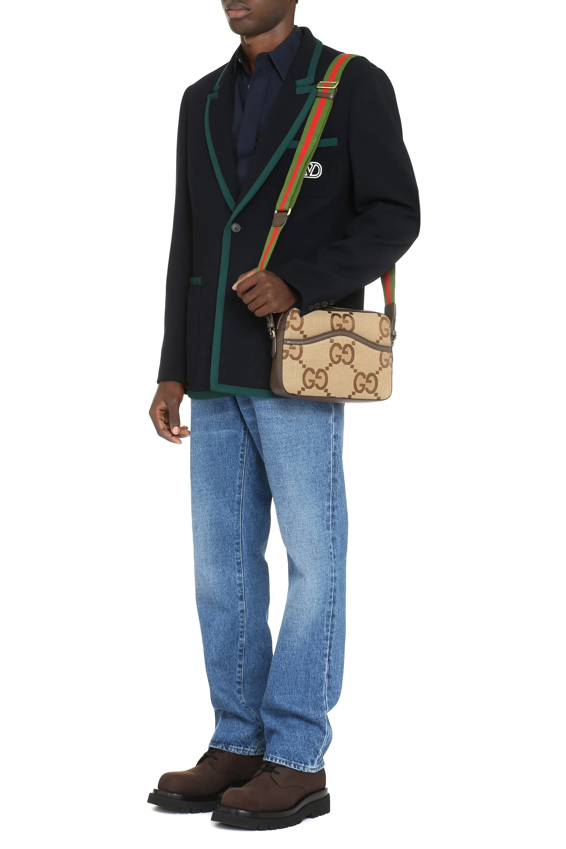 Wool single-breasted blazer