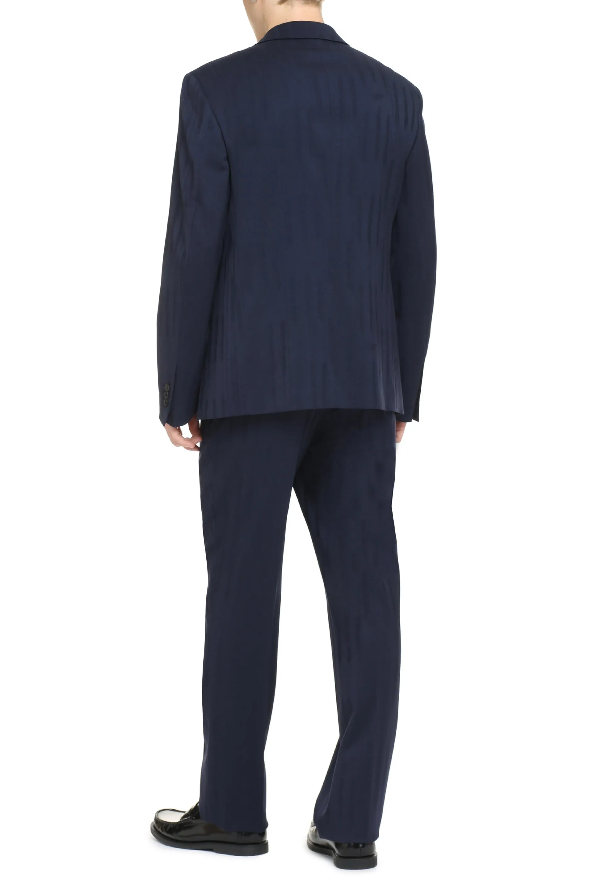 Wool single-breasted blazer