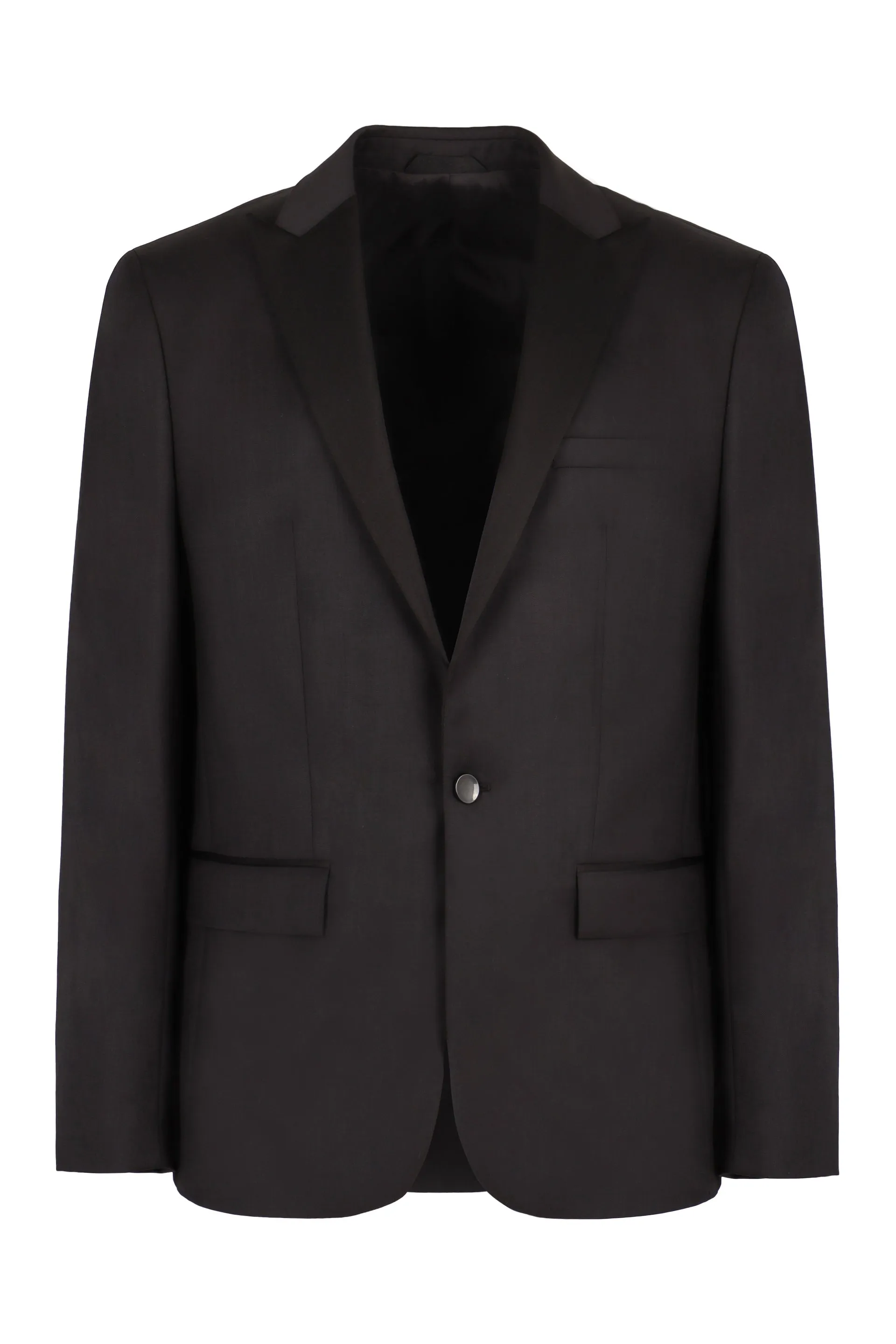 Wool single-breasted blazer