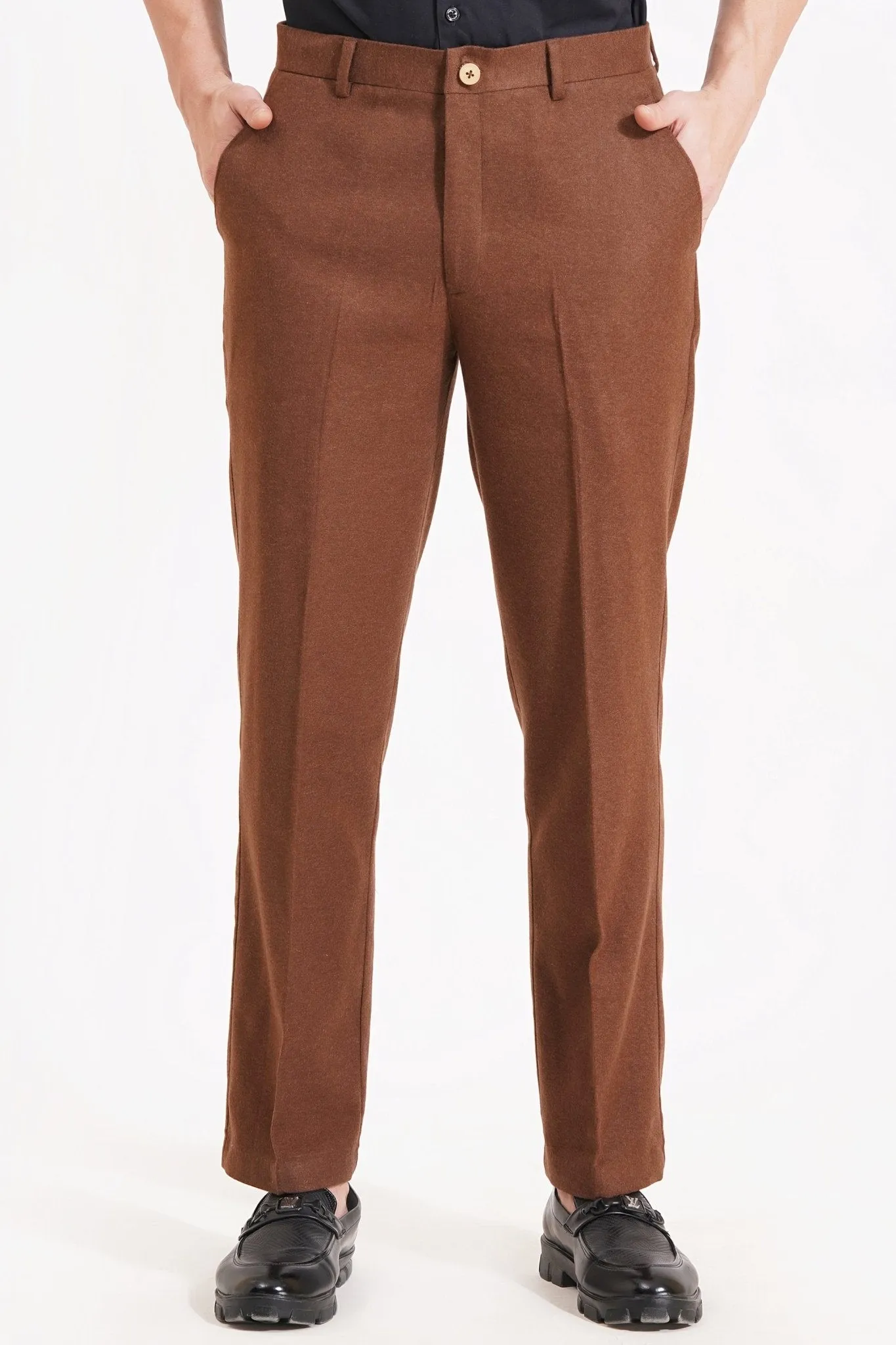Wool Trousers – Timeless Style with a Modern Edge - Brown