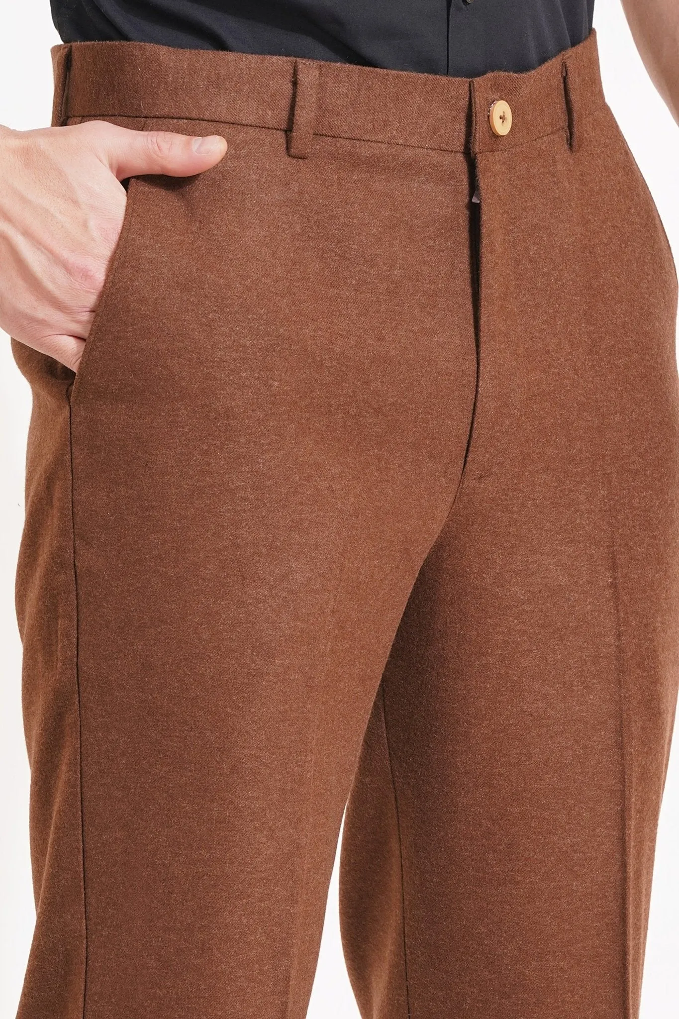 Wool Trousers – Timeless Style with a Modern Edge - Brown