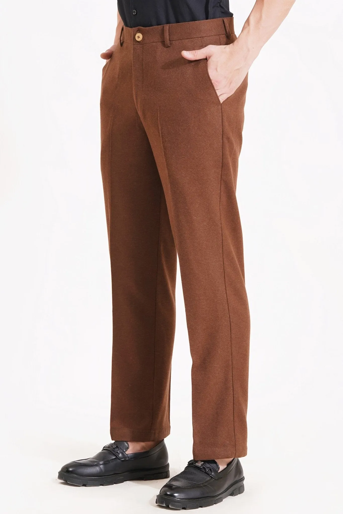 Wool Trousers – Timeless Style with a Modern Edge - Brown