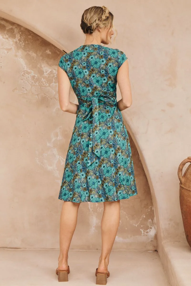 Wrap Dress - Bluebell