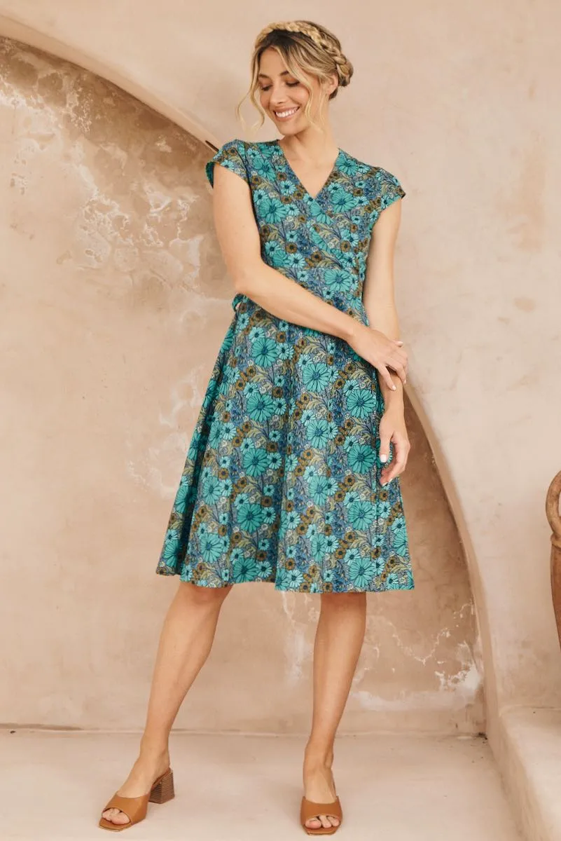 Wrap Dress - Bluebell