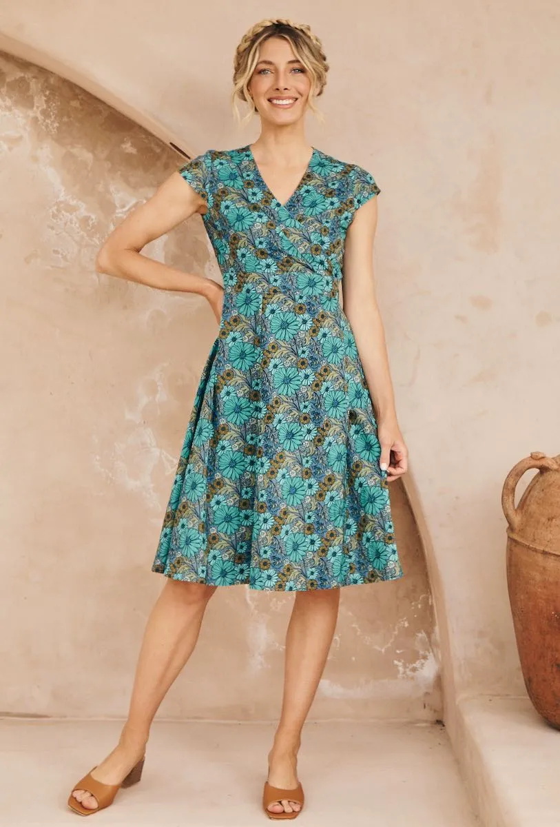 Wrap Dress - Bluebell