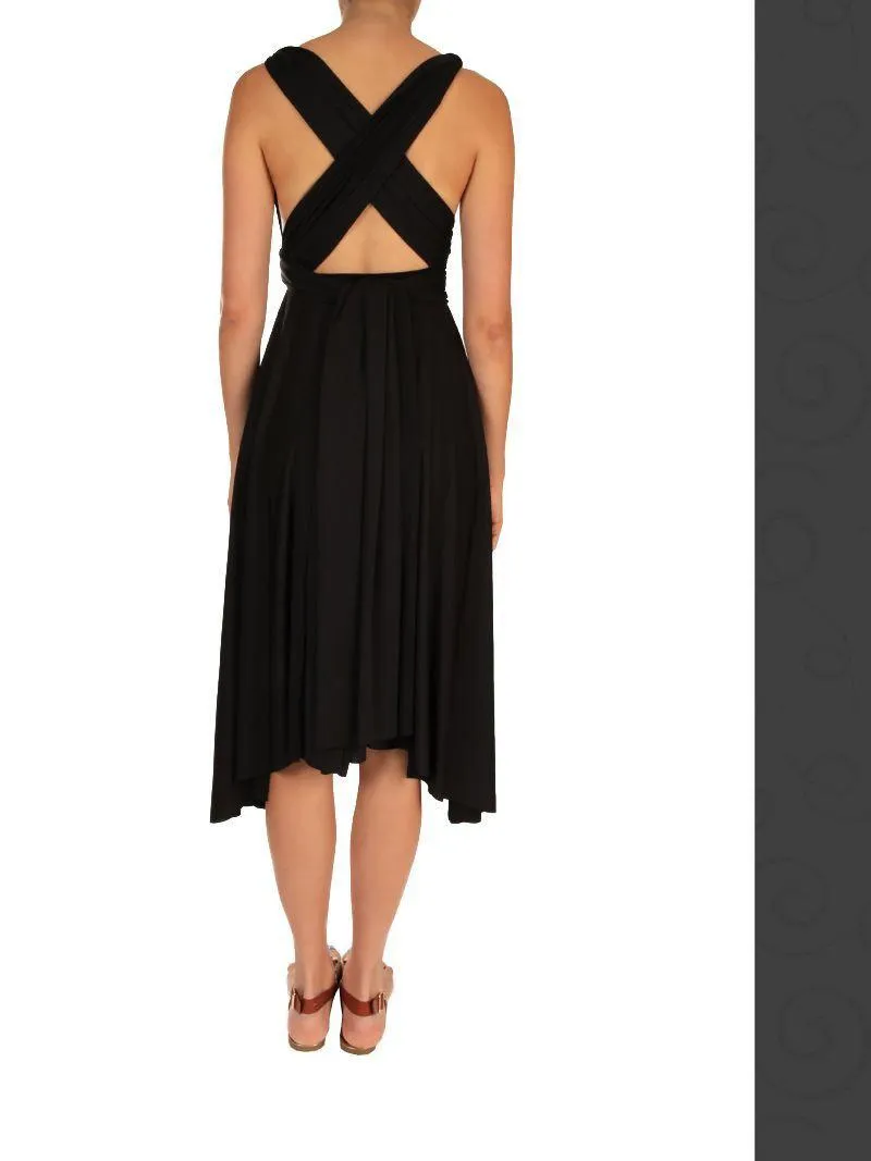 Wrap Dress - Midi - Jade Green