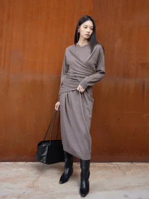 Wrap Knit Dress