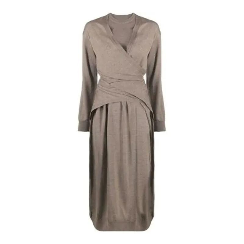 Wrap Knit Dress