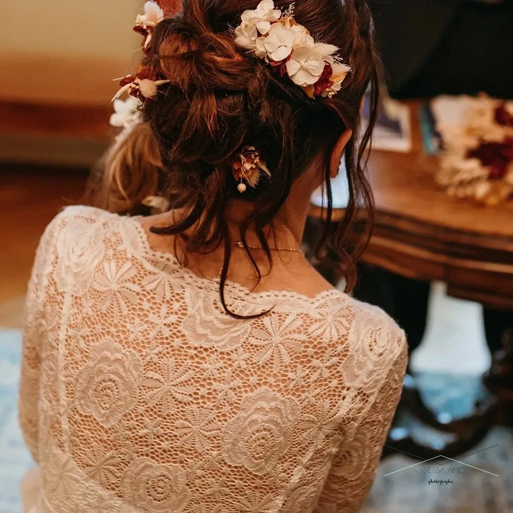 Wrap  Mermaid wedding dress #1239