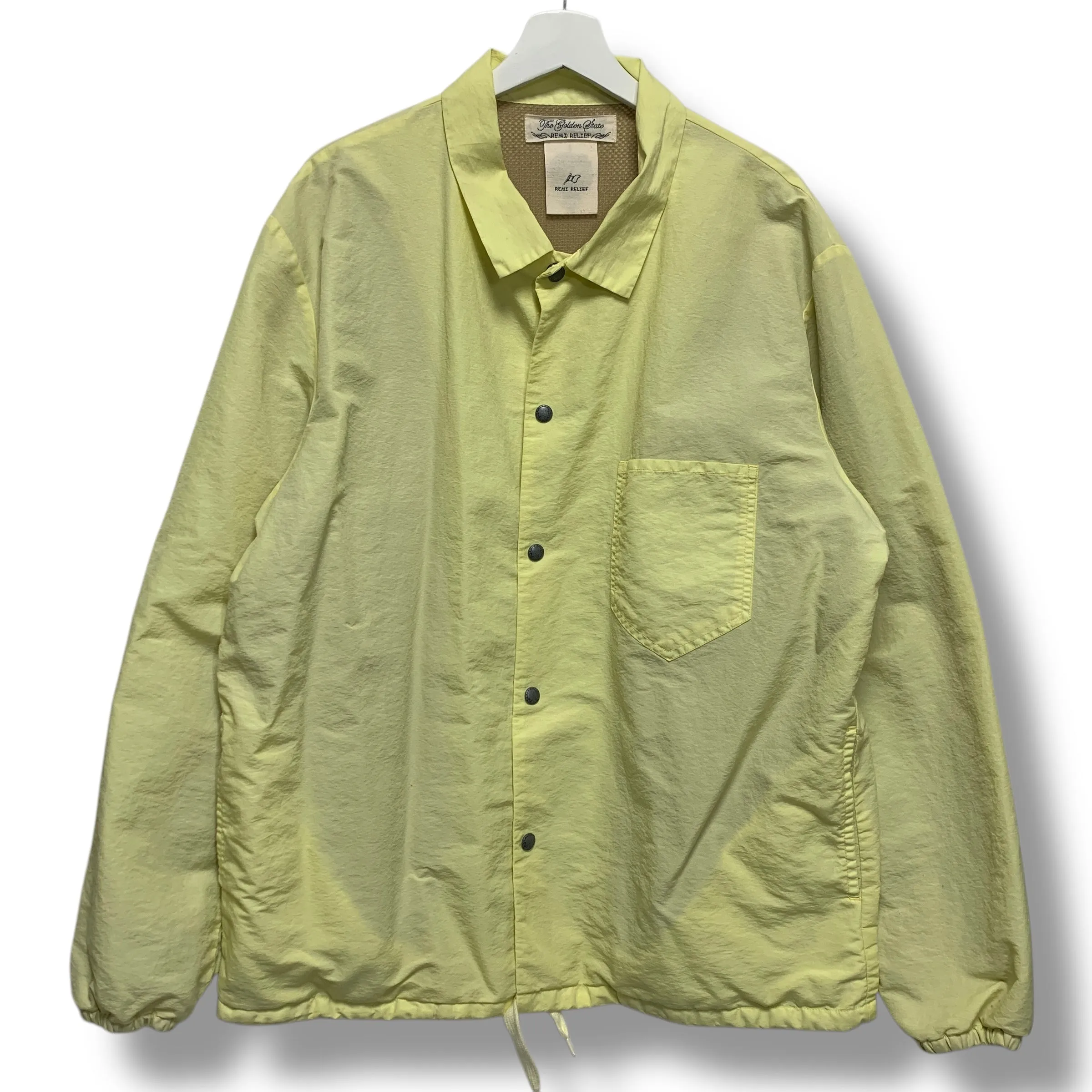 [XL] Remi Relief x Beams Plus Nylon Concho Button Coach Jacket