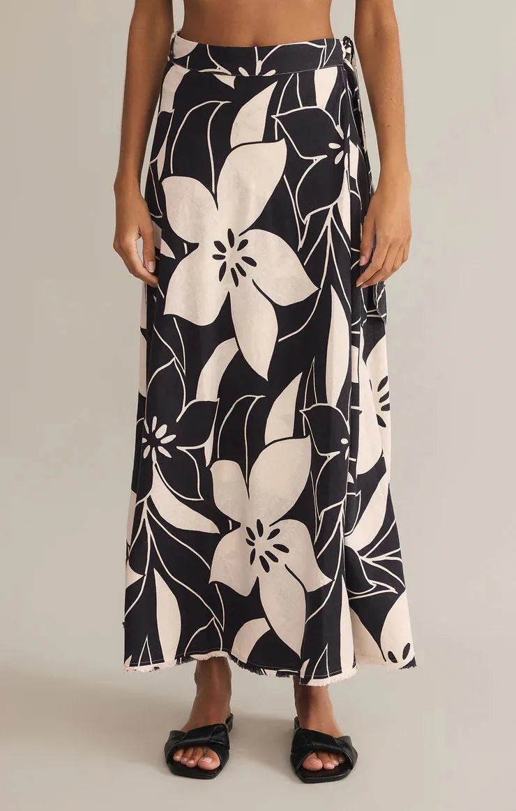 Z Supply Salerno Madero Wrap Skirt